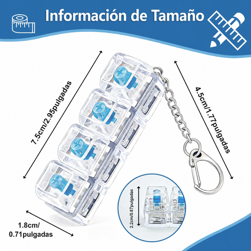 Teclado con Luzes Antiestrés