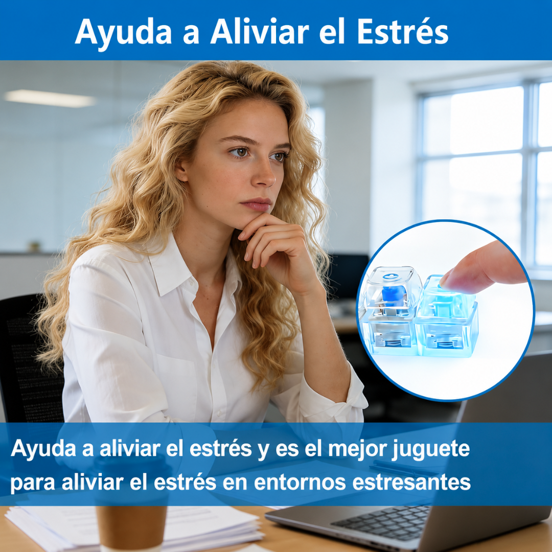 Teclado con Luzes Antiestrés